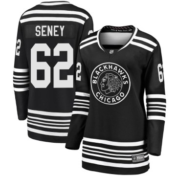 Premier Fanatics Branded Women's Brett Seney Chicago Blackhawks Breakaway Alternate 2019/20 Jersey - Black