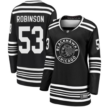 Premier Fanatics Branded Women's Buddy Robinson Chicago Blackhawks Breakaway Alternate 2019/20 Jersey - Black