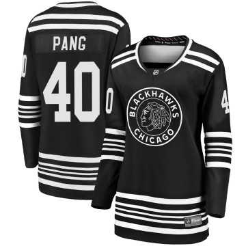 Premier Fanatics Branded Women's Darren Pang Chicago Blackhawks Breakaway Alternate 2019/20 Jersey - Black