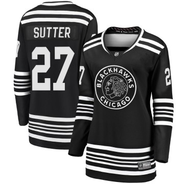 Premier Fanatics Branded Women's Darryl Sutter Chicago Blackhawks Breakaway Alternate 2019/20 Jersey - Black