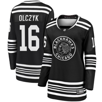 Premier Fanatics Branded Women's Ed Olczyk Chicago Blackhawks Breakaway Alternate 2019/20 Jersey - Black