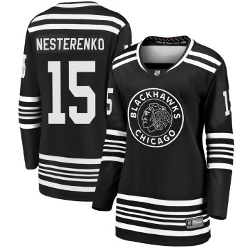Premier Fanatics Branded Women's Eric Nesterenko Chicago Blackhawks Breakaway Alternate 2019/20 Jersey - Black