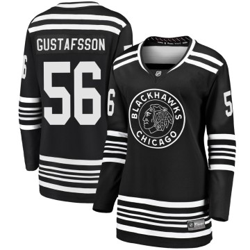Premier Fanatics Branded Women's Erik Gustafsson Chicago Blackhawks Breakaway Alternate 2019/20 Jersey - Black