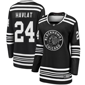 Premier Fanatics Branded Women's Martin Havlat Chicago Blackhawks Breakaway Alternate 2019/20 Jersey - Black