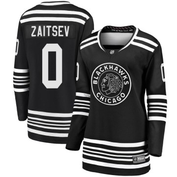 Premier Fanatics Branded Women's Nikita Zaitsev Chicago Blackhawks Breakaway Alternate 2019/20 Jersey - Black