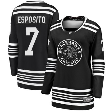 Premier Fanatics Branded Women's Phil Esposito Chicago Blackhawks Breakaway Alternate 2019/20 Jersey - Black