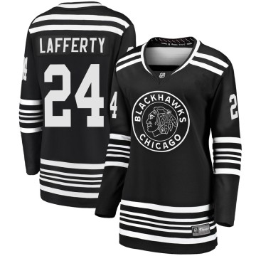Premier Fanatics Branded Women's Sam Lafferty Chicago Blackhawks Breakaway Alternate 2019/20 Jersey - Black