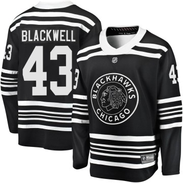 Premier Fanatics Branded Youth Colin Blackwell Chicago Blackhawks Breakaway Alternate 2019/20 Jersey - Black