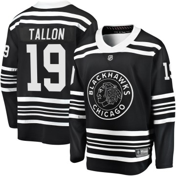 Premier Fanatics Branded Youth Dale Tallon Chicago Blackhawks Breakaway Alternate 2019/20 Jersey - Black
