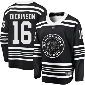 Premier Fanatics Branded Youth Jason Dickinson Chicago Blackhawks Breakaway Alternate 2019/20 Jersey - Black