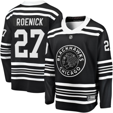 Premier Fanatics Branded Youth Jeremy Roenick Chicago Blackhawks Breakaway Alternate 2019/20 Jersey - Black