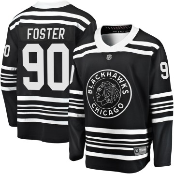 Premier Fanatics Branded Youth Scott Foster Chicago Blackhawks Breakaway Alternate 2019/20 Jersey - Black
